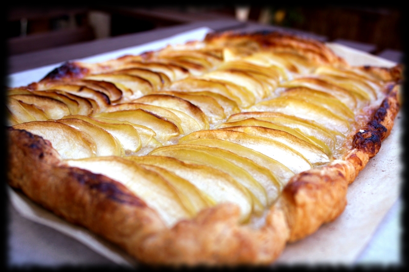 Tarta fina de manzana