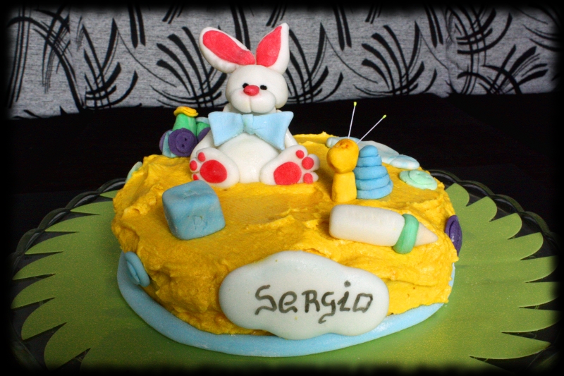 Tarta conejito para Sergio