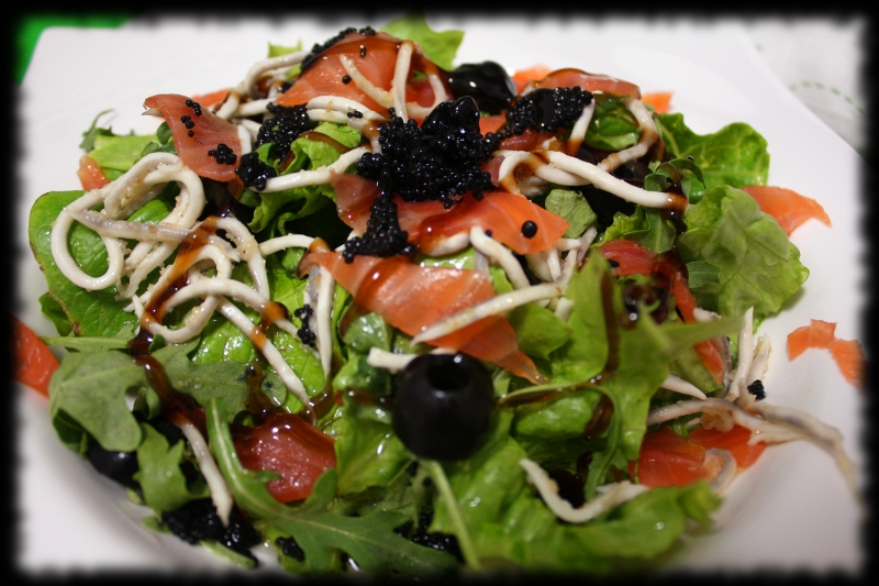 ensalada de salmon