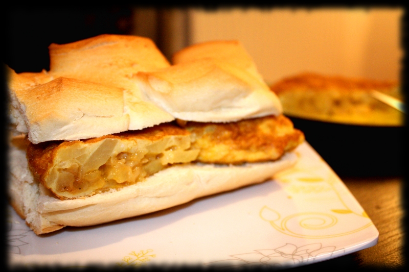 Bocadillo de tortilla de patata