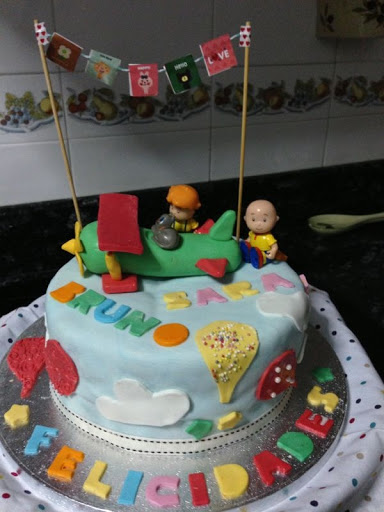 Tarta Caillou para "Bruno y Sara"