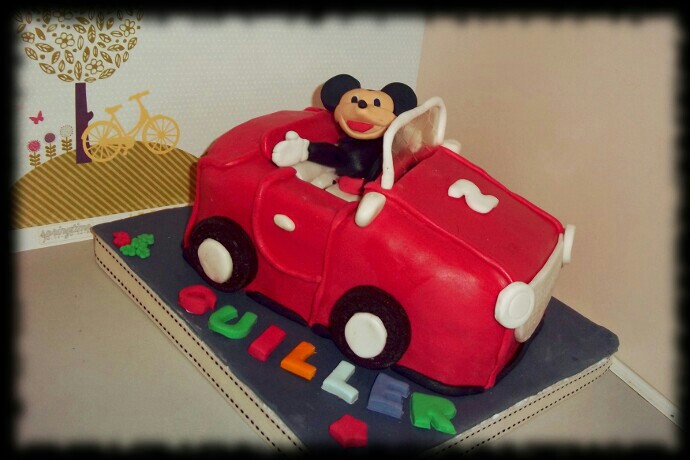 Tarta Mickey de paseo