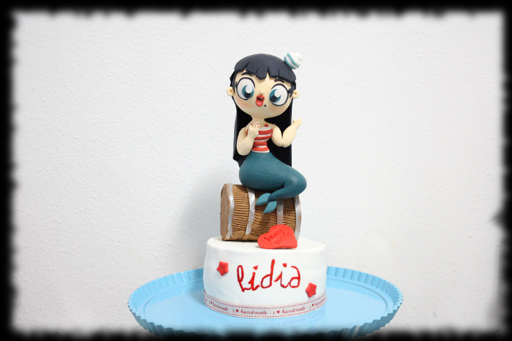 Tarta Sirenita Pin up