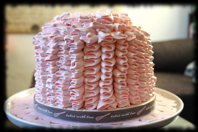 Ruffle cake