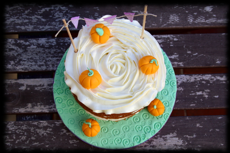 Tarta de calabaza y especias "halloween"