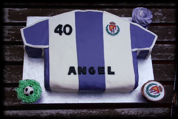 Tarta camiseta del Real Valladolid