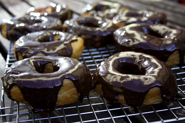 Donuts de chocolate