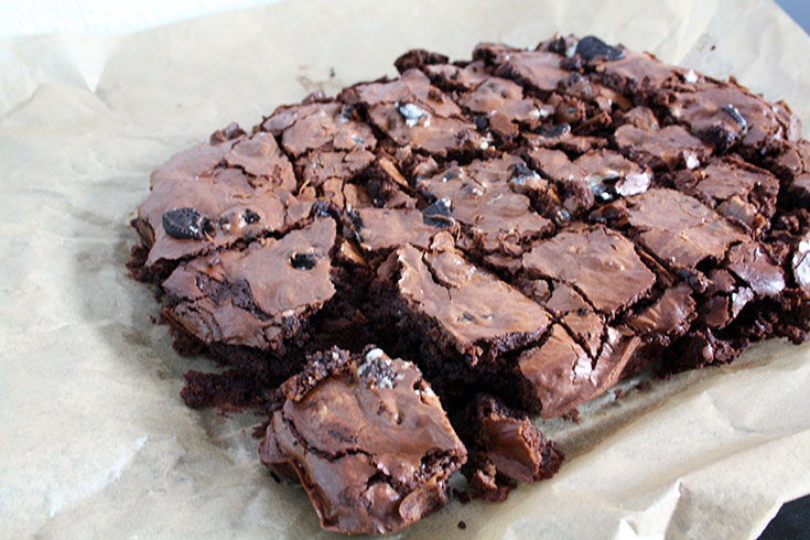 Brownies de oreo