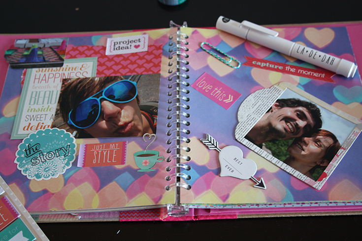 La de dah pretty creative journal pretty "Tape Pink" LOVE