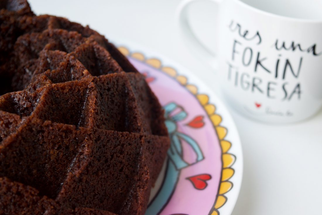 Bundt cake de chocolate y nata